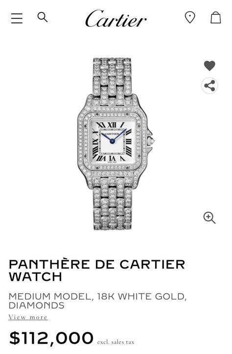 diamond Cartier watch juliette porter